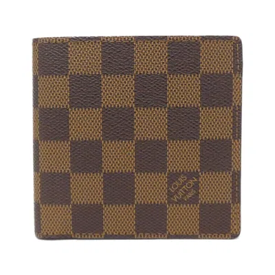 Pre-owned Louis Vuitton Coated Canvas Wallet (bi-fold) () In Multi