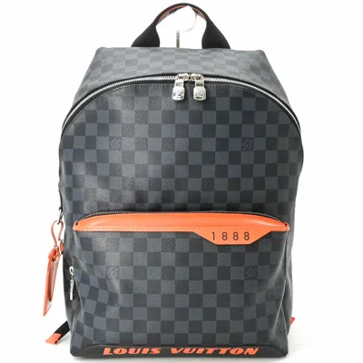 Pre-owned Louis Vuitton Cobalt Navy Canvas Backpack () In Cobalt, Navy