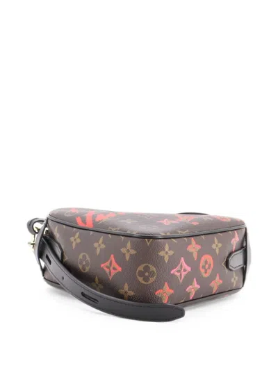 Pre-owned Louis Vuitton Coeur Handbag Limited Edition Fall In Love Monogram Canvas Crossbody Bag In Brown