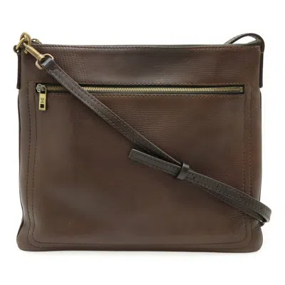 Pre-owned Louis Vuitton Coffee Leather Shoulder Bag () In Brown
