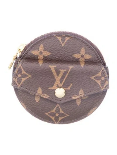 Pre-owned Louis Vuitton Coin Pouch In Brown