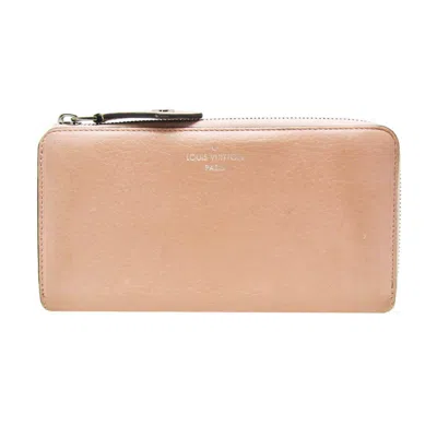 Pre-owned Louis Vuitton Comete Pink Leather Wallet  ()