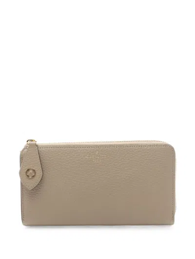Pre-owned Louis Vuitton Comete Taurillon Leather Wallet In Neutral