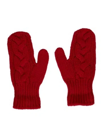 Pre-owned Louis Vuitton Constance Winter Gloves In Red