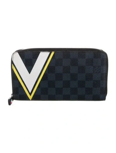 Pre-owned Louis Vuitton Continental Wallet In Blue