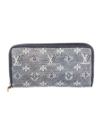 Pre-owned Louis Vuitton Continental Wallet In Blue