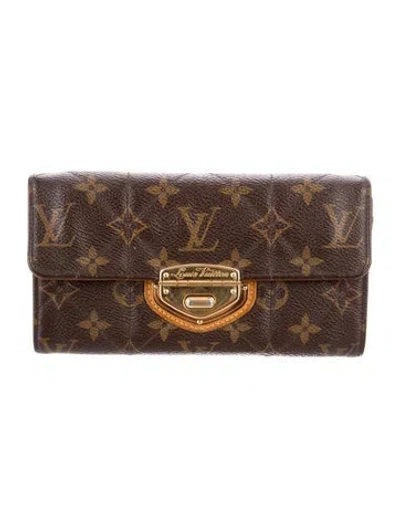 Pre-owned Louis Vuitton Continental Wallet In Brown