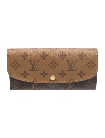 Pre-owned Louis Vuitton Continental Wallet In Brown