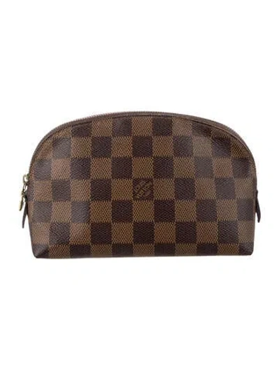 Pre-owned Louis Vuitton Cosmetic Bag In Brown