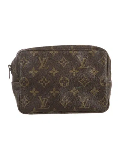 Pre-owned Louis Vuitton Cosmetic Bag In Brown