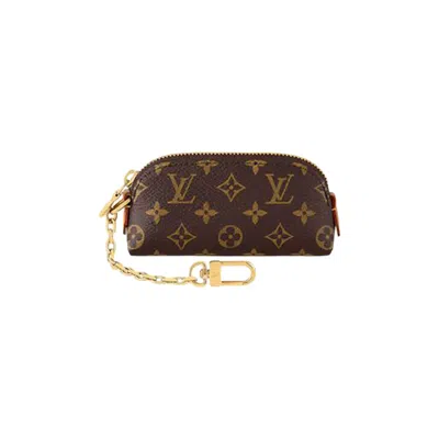 Pre-owned Louis Vuitton Cosmetic Lipstick Pouch 'brown Monogram Canvas' | Women's Size Onesize