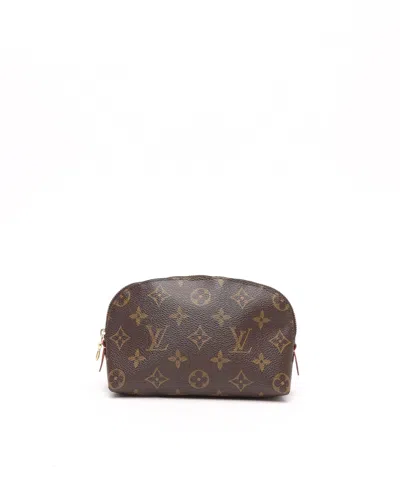 Pre-owned Louis Vuitton Cosmetic Pouch In Brown