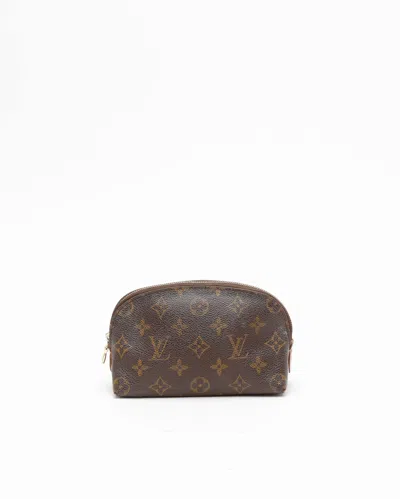 Pre-owned Louis Vuitton Cosmetic Pouch In Brown