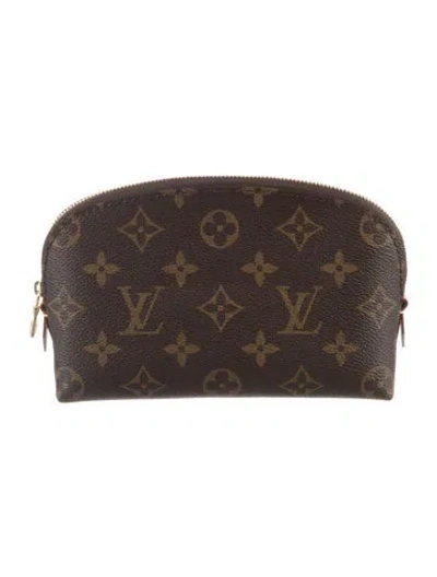 Pre-owned Louis Vuitton Cosmetic Purse In Brown