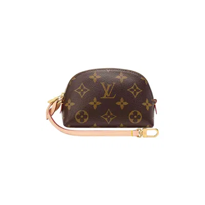 Pre-owned Louis Vuitton Cosmetic Purse 'brown Monogram Canvas' | Women's Size Onesize