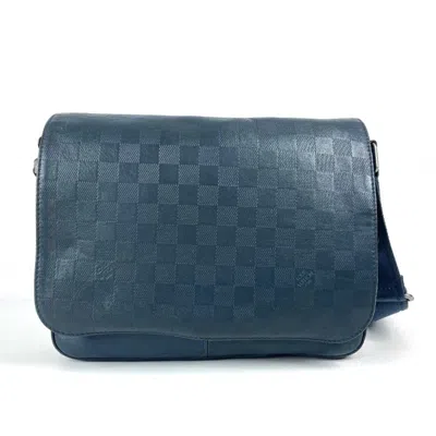 Pre-owned Louis Vuitton Cosmos Navy Damier Infini Messenger Bag Shoulder Bag ()