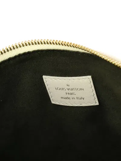 Pre-owned Louis Vuitton Coussin Bag Monogram Embossed Lambskin Pm Crossbody Bag In White