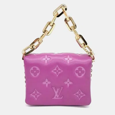 Pre-owned Louis Vuitton Coussin Belt Bag In Purple