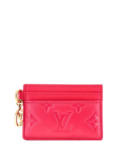Louis Vuitton Coussin Card Holder Monogram Embossed Lambskin (authentic Pre-  Loved)