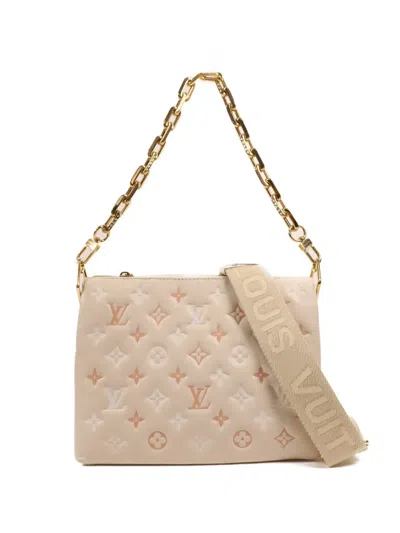 Pre-owned Louis Vuitton Coussin Pm Two-way Handbag In Neutral