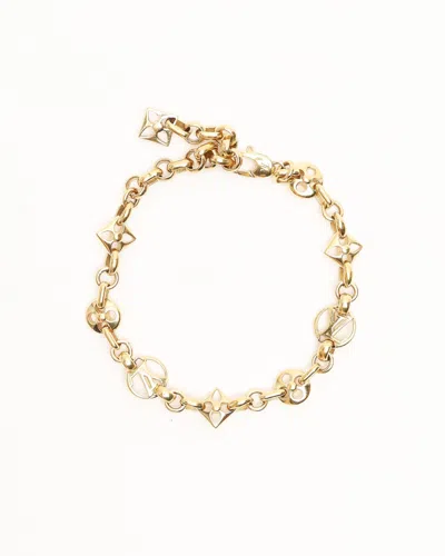Pre-owned Louis Vuitton Crazy In Lock Bracelet In Gold