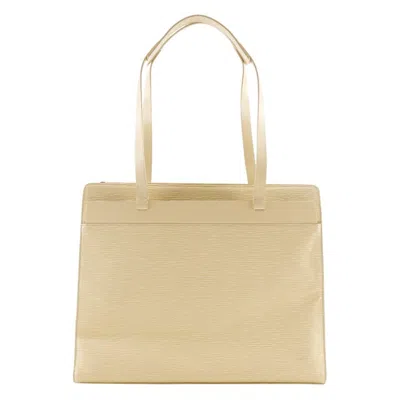 Pre-owned Louis Vuitton Cream Epi Leather Tote Bag ()