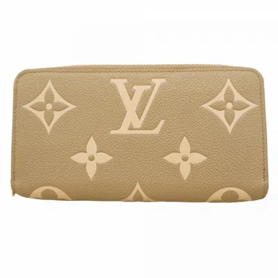 Pre-owned Louis Vuitton Cream Tourterelle Long Wallet (bi-fold) () In Multi