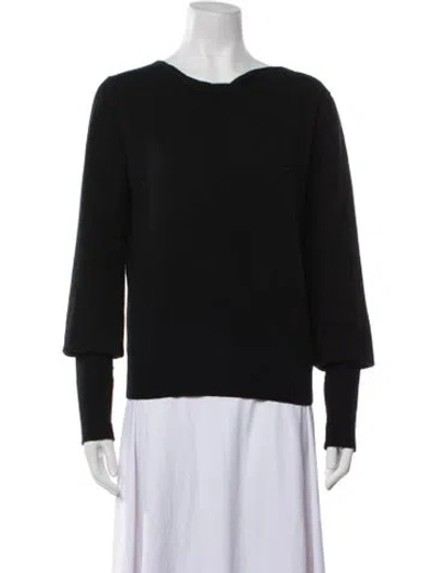 Pre-owned Louis Vuitton Crew Neck Sweater In Black
