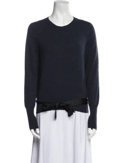 Pre-owned Louis Vuitton Crew Neck Sweater In Blue