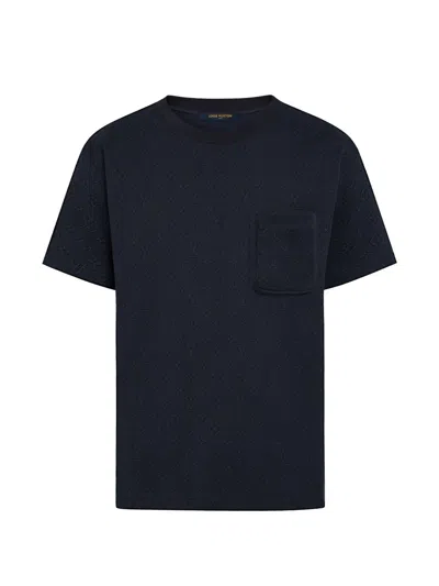 Pre-owned Louis Vuitton Crew Neck T-shirt In Blue