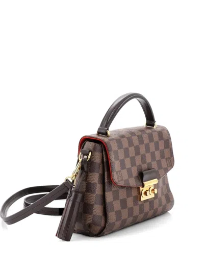 Pre-owned Louis Vuitton Croisette Handbag Damier Crossbody Bag In Brown