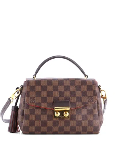 Pre-owned Louis Vuitton Croisette Handbag Damier Crossbody Bag In Brown