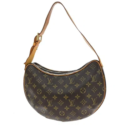 Pre-owned Louis Vuitton Croissant Brown Canvas Shoulder Bag ()