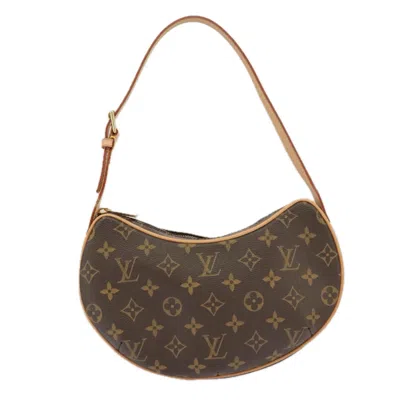 Pre-owned Louis Vuitton Croissant Canvas Shoulder Bag () In Brown