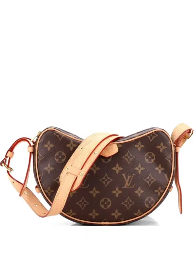 Pre-owned Louis Vuitton Croissant Nm Handbag Monogram Canvas Mm Shoulder Bag In Brown