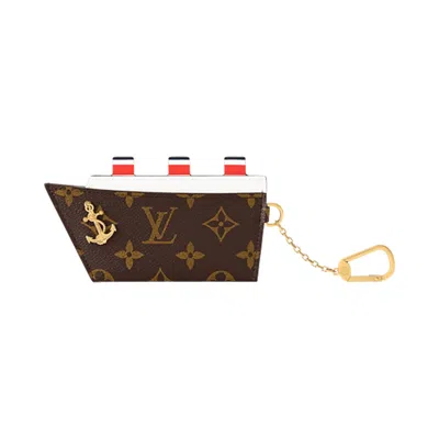 Pre-owned Louis Vuitton Cruise Card Holder 'brown Monogram Canvas' | Men's Size Onesize