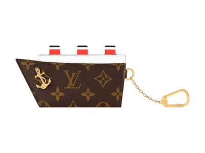 Pre-owned Louis Vuitton Cruise Card Holder In Monogram