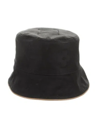 Pre-owned Louis Vuitton Dailygram Reversible Bucket Hat In Black/neutrals