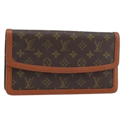 Pre-owned Louis Vuitton Dame Pochette Monogram Canvas Brown Canvas Clutche & Pouche Bag ()