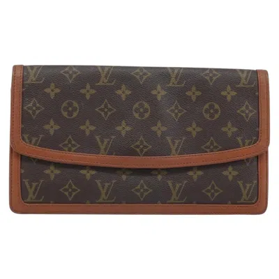 Pre-owned Louis Vuitton Dame Pochette Monogram Canvas Brown Canvas Clutche & Pouche Bag ()