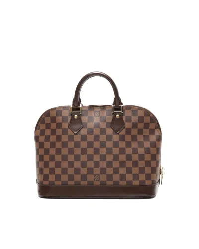 Pre-owned Louis Vuitton Damier Alma Pm Bag In Brown