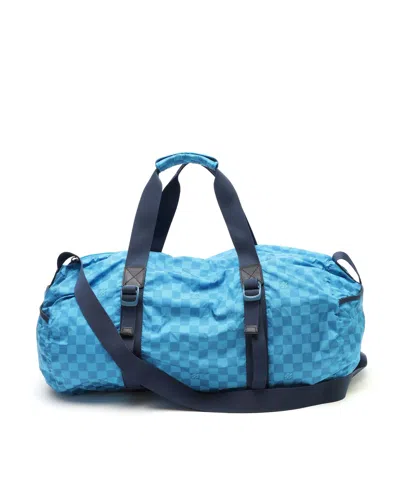 Pre-owned Louis Vuitton Damier Aventure Practical Weekend Bag In Blue