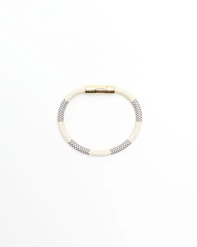 Pre-owned Louis Vuitton Damier Azur Canvas Keep It Bracelet