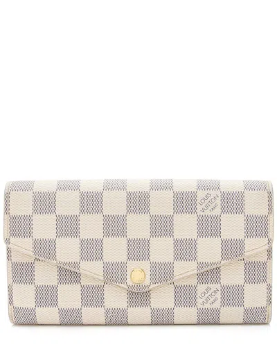 Pre-owned Louis Vuitton Damier Azur Canvas Wallet