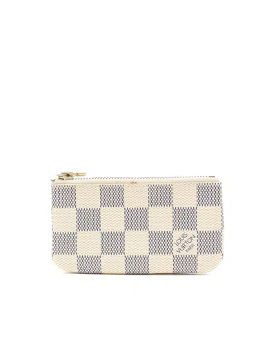 Louis Vuitton Damier Azur Coin Purse In White