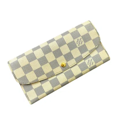 Pre-owned Louis Vuitton Damier Azur Damier Azur Long Wallet (bi-fold) ()