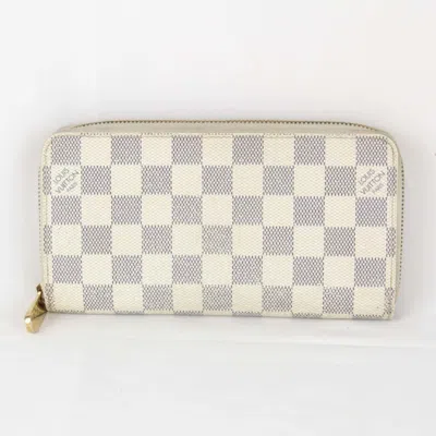Pre-owned Louis Vuitton Damier Azur Damier Azur Long Wallet (bi-fold) ()