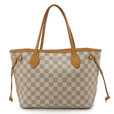 Pre-owned Louis Vuitton Damier Azur Ivory Damier Azur Handbag Shoulder Bag Tote Bag ()