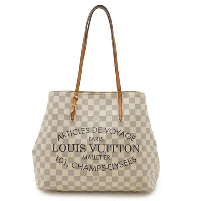 Pre-owned Louis Vuitton Damier Azur Ivory Damier Azur Shoulder Bag Tote Bag ()