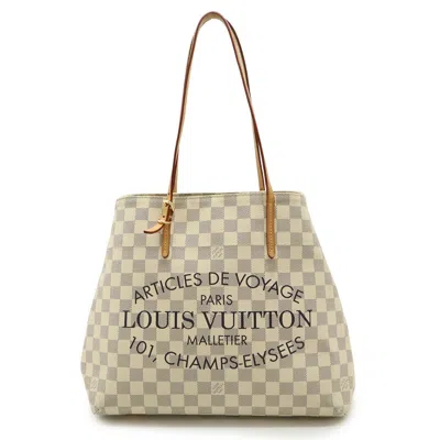 Pre-owned Louis Vuitton Damier Azur Ivory Pvc Shoulder Bag Tote Bag ()